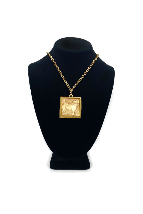 Vintage Necklace- Zodiac Tile Necklace